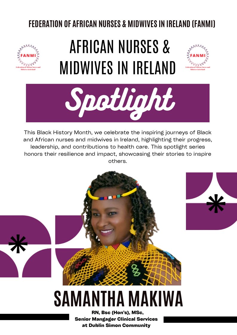 FANMIreland's tweet photo. Spotlight on Black and African Nurses and Midwives in Ireland
This spotlight series honors their resilience and impact, showcasing their stories to inspire others.
#EmpoweringLeadership #BlackNurses #AfricanNurses #MidwivesInIreland #ResilienceInHealthcare #FANMI https://t.co/LHFX0ZtcrG