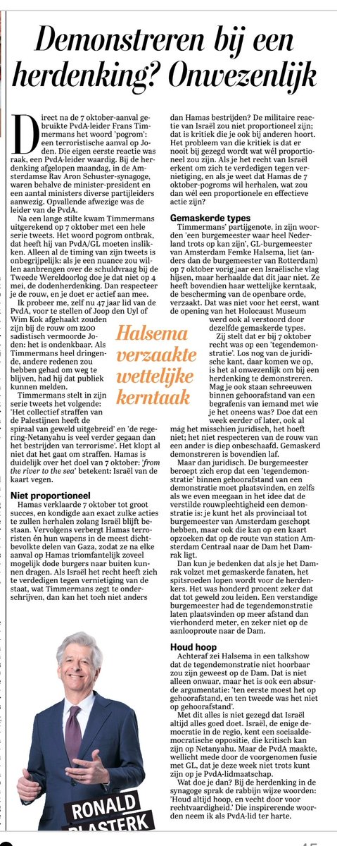 Plasterk je bent een kanjer 💚
Wat een geweldig stuk.

Mag je ook staan schreeuwen binnen gehoorafstand van een begrafenis van iemand met wie je het oneens was? 🔥