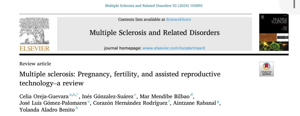 C_OrejaGuevara's tweet photo. Family planning is a very important issue in #MultipleSclerosis 
We recommend our review about #Pregnancy, #Fertility, and Assisted Reproductive Technology.

https://t.co/BIIawiZY5f

@aedemesclerosis @FundacionEMM @AMDEMostoles @MSViewsandNews 
@shiftms https://t.co/EDwgZVbMHF