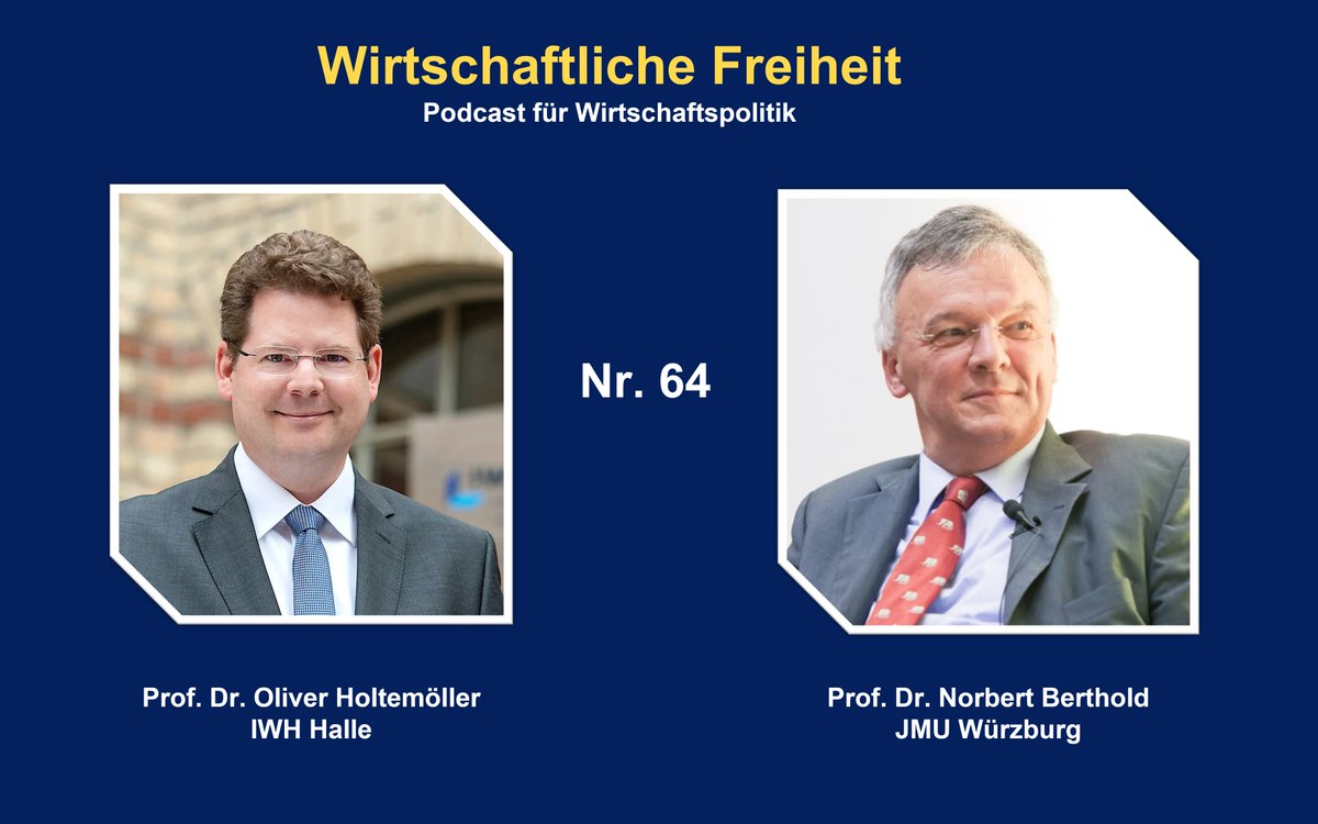 Podcast 
Deutschland im Umbruch 
Droht De-Industrialisierung?

Prof. Dr. Norbert Berthold (JUM) im Gespräch mit Prof. Dr. Oliver Holtemöller <a href="/holtemoeller/">Oliver Holtemöller</a> (<a href="/IWH_Halle/">IWH</a>)
wirtschaftlichefreiheit.de/wordpress/?p=3…