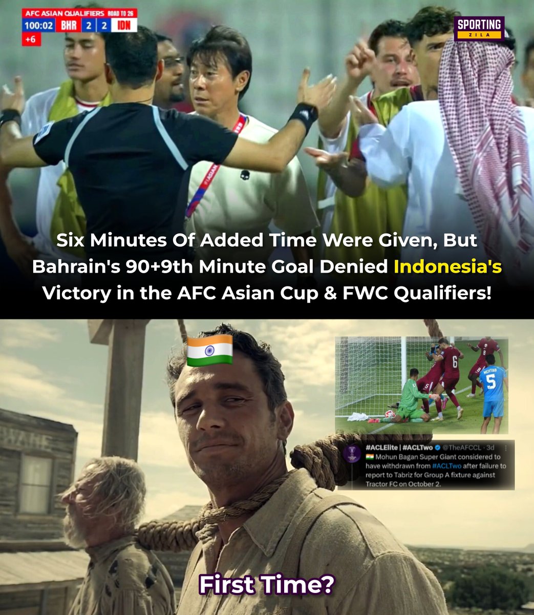 Unfair play continues in AFC! 💔
#Indonesia #India #FIFA #Football