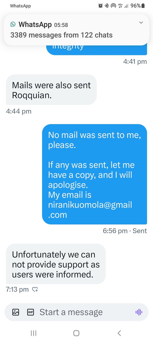 niranikuomola's tweet photo. @roqqupay I hope Roqqu is not out to defraud innocent Nigerians like me. I was not duly notified before the delisting of my 92440.302 REEF. There was no email to my verified email address, and there weren't in-app alerts to me.
Let the value of the coin be credited to my wallet. https://t.co/4fyvRjYW9F