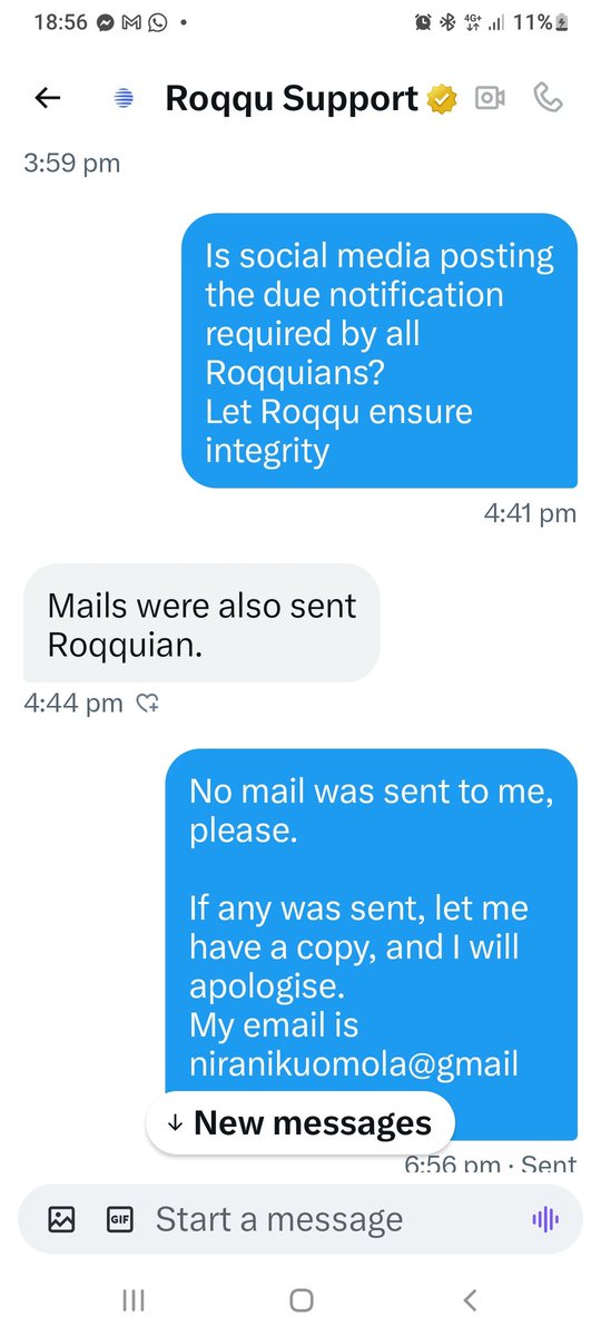 niranikuomola's tweet photo. @roqqupay I hope Roqqu is not out to defraud innocent Nigerians like me. I was not duly notified before the delisting of my 92440.302 REEF. There was no email to my verified email address, and there weren't in-app alerts to me.
Let the value of the coin be credited to my wallet. https://t.co/4fyvRjYW9F