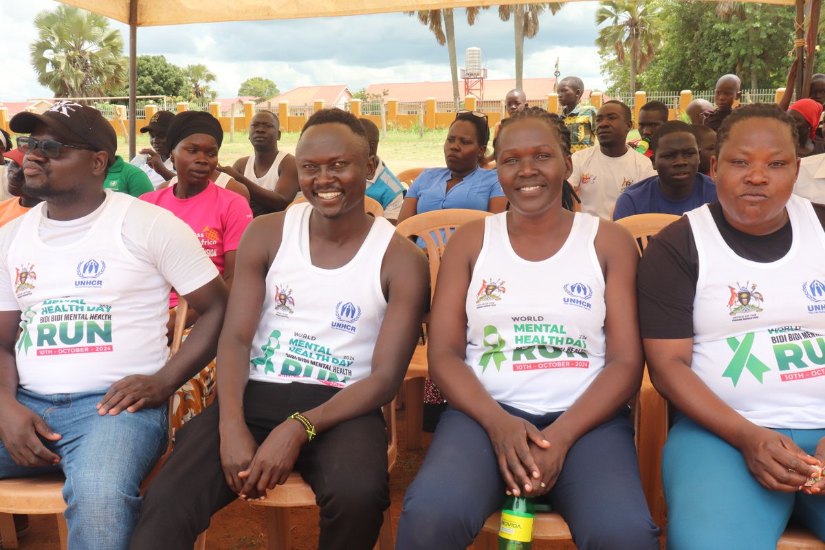 TpoUg's tweet photo. @TpoUg field team in #YumbeDistrict mobilized partners for the #MentalHealthRun in commemoration of #WorldMentalHealthDay2024 #WMHD24 in #BidiBidiRefugeeSettlement. Beyond the run, participants were equipped with basic #StressManagement techniques #30YearsofTransformingLives https://t.co/zAFvAPyuVx