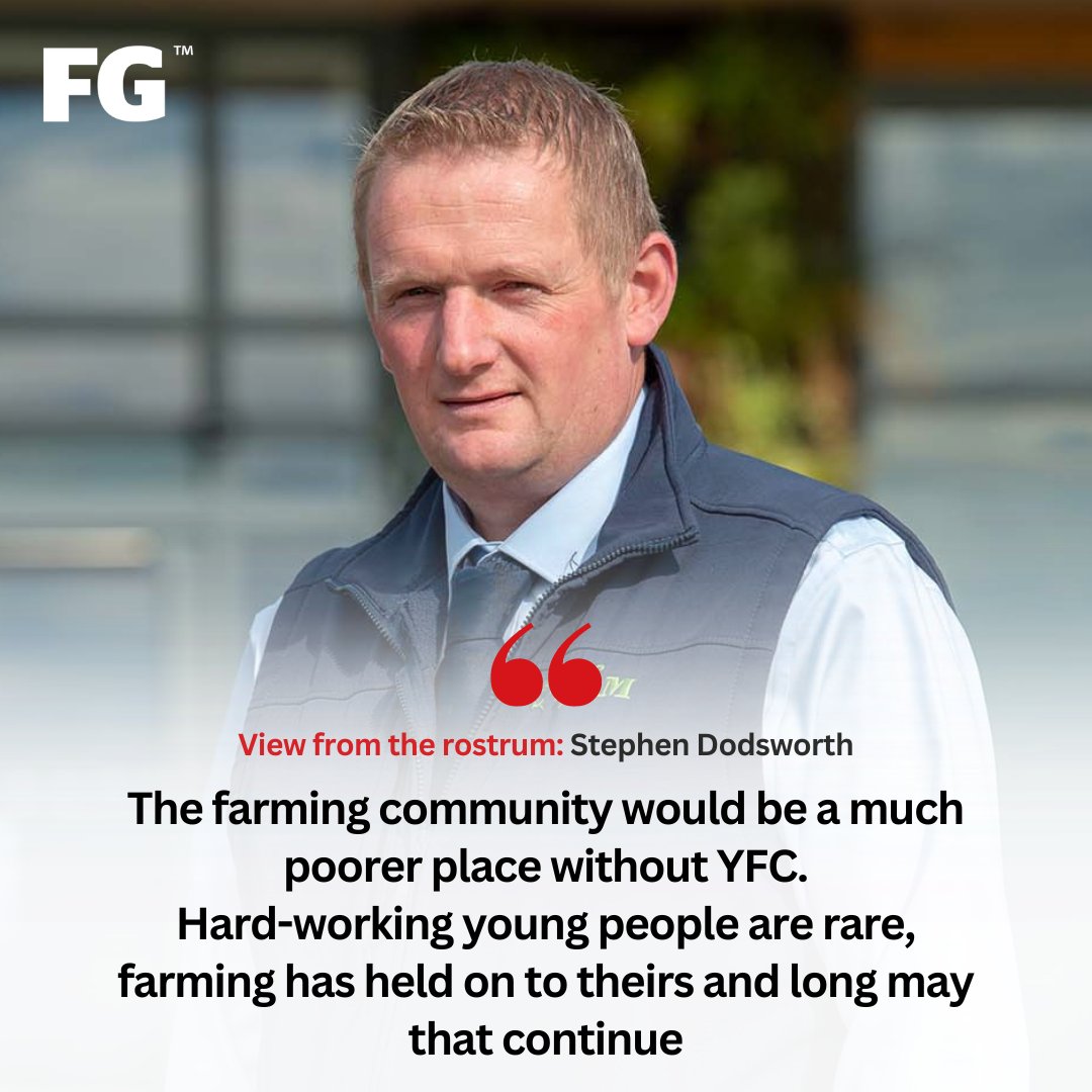 FarmersGuardian's tweet image. What better time to appreciate our youth than #NationalYoungFarmersWeek 👏👏

Darlington rostrum's Stephen Dodsworth says Young Farmers continue to shine brightly despite 'little recognition'.

Read more from Stephen 🔗 ow.ly/BwV550TIP1O
---
#YFC #futurefarmers
