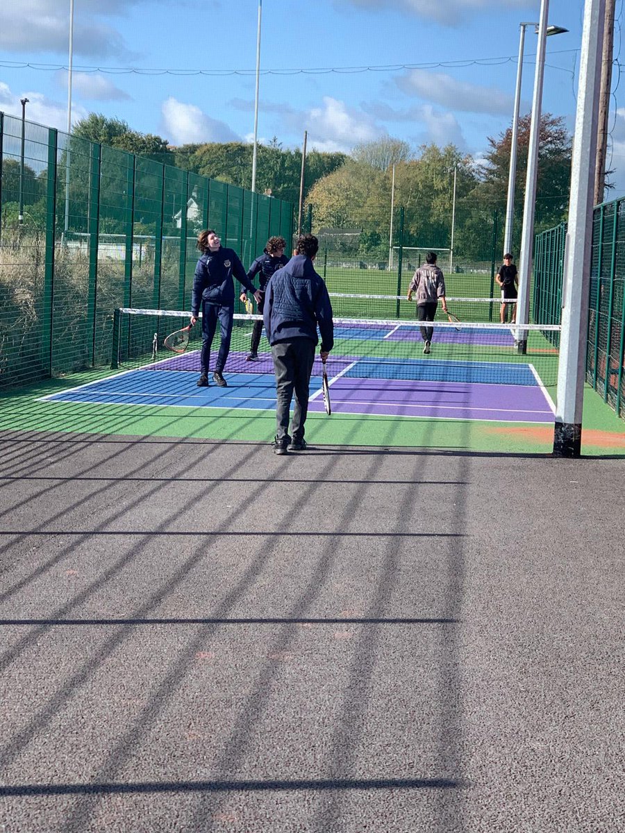 athlone_tennis's tweet photo. Sad news about #RafaNadal yesterday but to cheer us up here are some pics of the @MaristAthlone boys enjoying our new facilities. #KingsofClay https://t.co/RBAn9I3P50