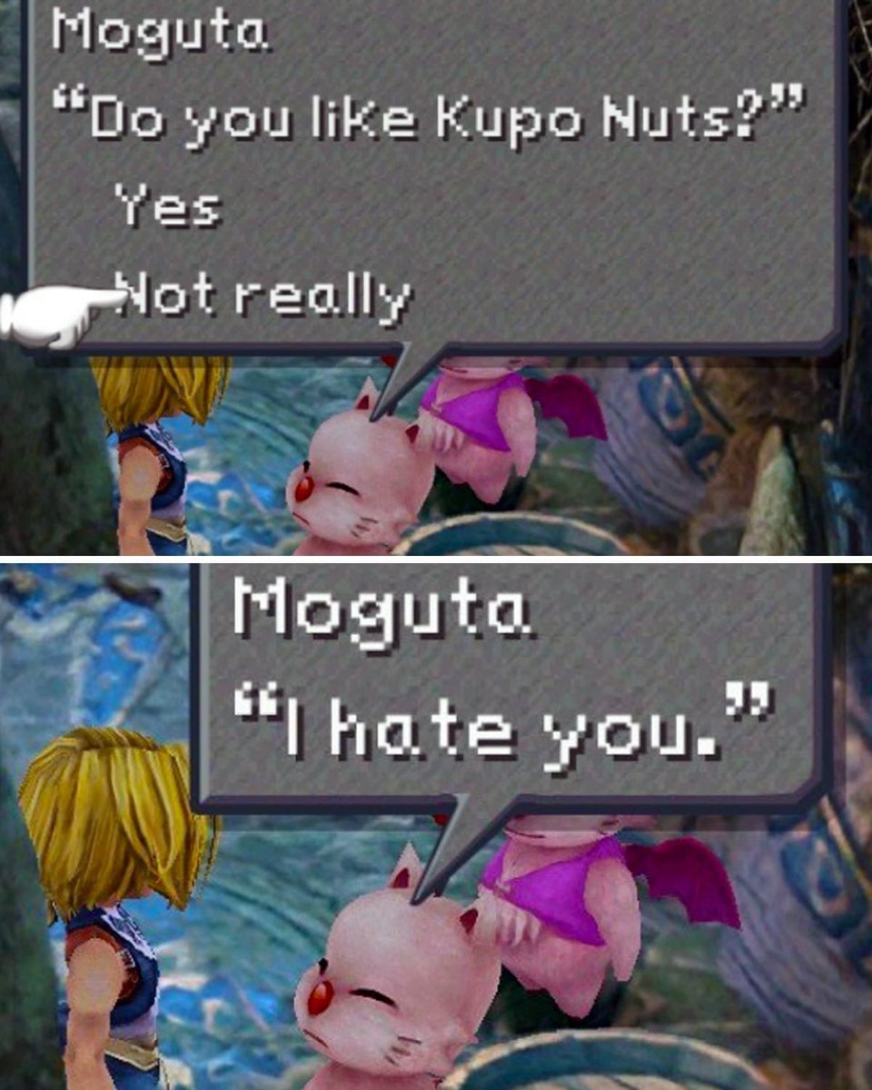 Final Fantasy IX moogles are a different breed of moogles NGL ☠️😭😂
