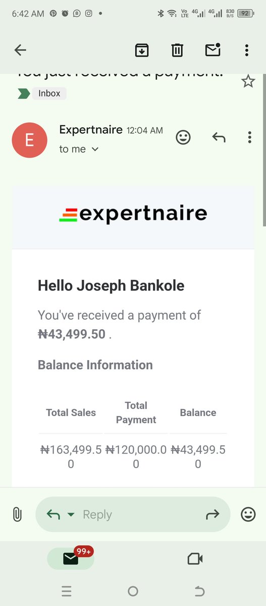josephobankole's tweet photo. Even when I have forgotten about #expertnaire and focused on other things in my life, products I have promoted several months back brought me this token. Imagine waking up and seeing sales email, Baba God I thank you, and thank you @expertnaire you guys are fidelity!
DM to join https://t.co/EjQ180WaSz