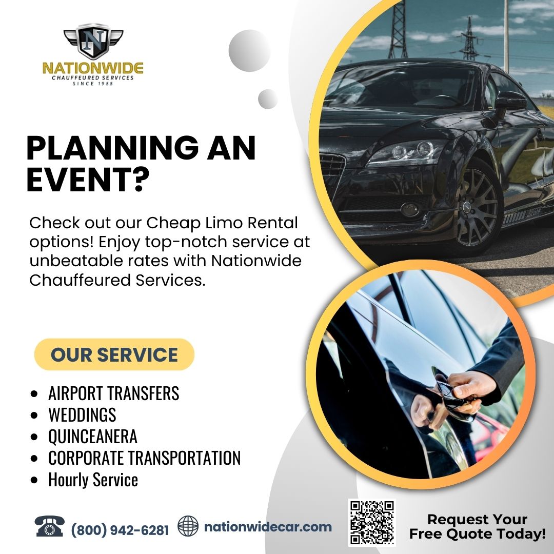nationwidecar20's tweet image. ✨Check out our Cheap Limo Rental options!
📞Call/Text (800) 942-6281
Visit: bit.ly/3Z9pZuj
#InexpensiveLimoService #BudgetLimoService #CheapLimoService #CheapLimoRental #AffordableLimoService #ReasonableLimoService #DallasPartyBusRental #DallasCharterBusRental