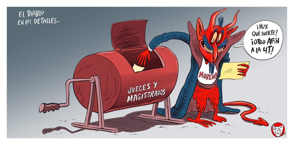 monerorictus's tweet photo. "El diablo en los detalles" Cartón publicado en @ElFinanciero_Mx https://t.co/EsbGpRhRoz