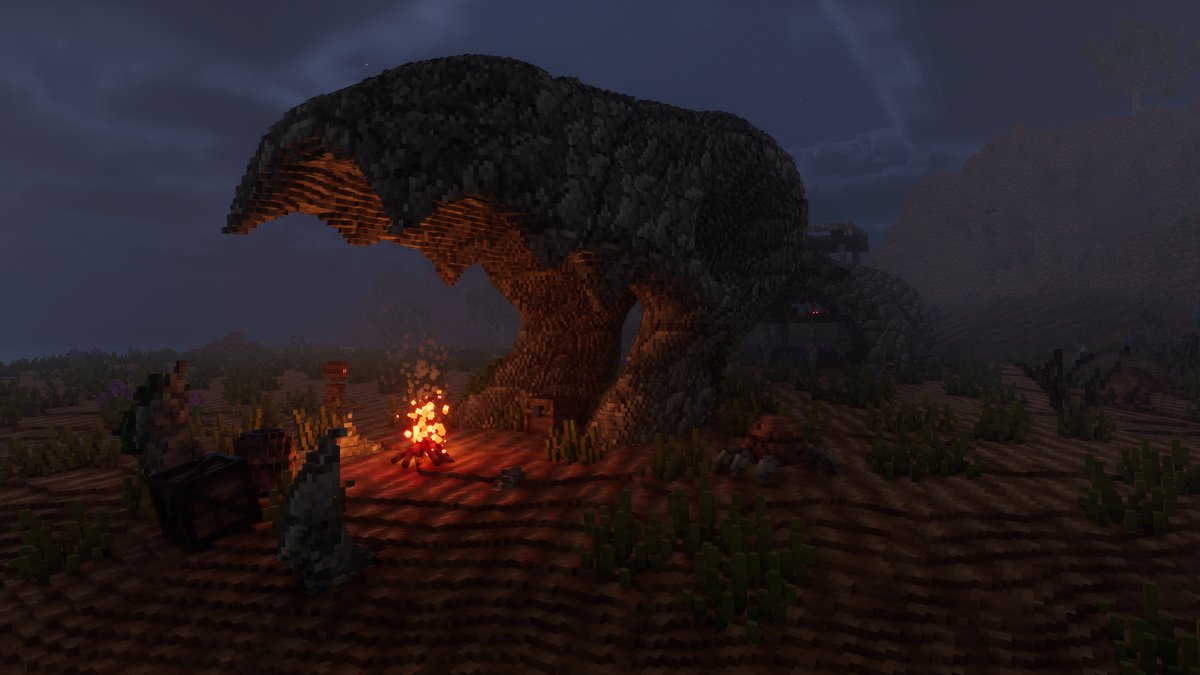 Tooley1998's tweet image. An ancient fossil. Once a window into the past for a bygone civilization. Now serves only as a refuge for unsavory characters.
#gamedev #indiedev #voxelgame #voxelart #voxel #procedural #UnrealEngine