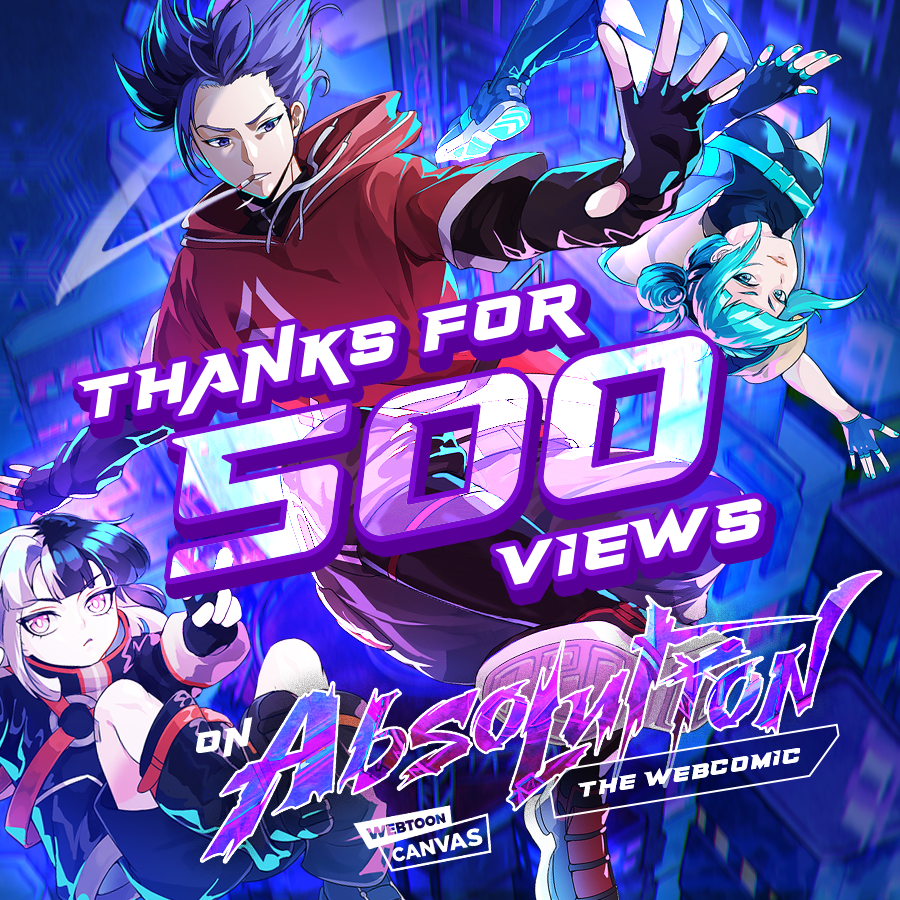 We've reached our first milestone, 500 views! Thanks all for the support!

We'll be updating chapter 3, but you can read the first 2 chapters here: webtoons.com/en/canvas/anat…