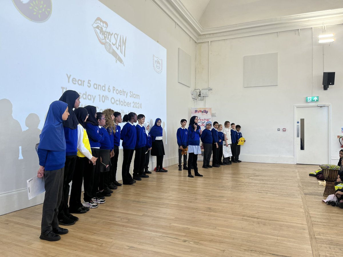 St_Chrysostoms's tweet photo. Yesterday we had such a great time at our Federation poetry slam for year 5 and 6. The competition was tough between each of our classes and the poems chosen were incredible. The judges had a hard task! #sjcreader #welovepoetry @Primary_StJohns @deb63smith @ElswoodGareth https://t.co/kgnlSb0CDE