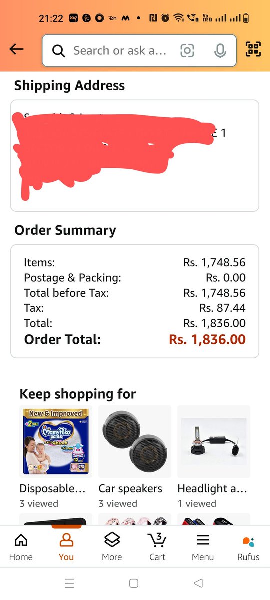 jolly27jul's tweet photo. @amazonIN Product description said Set of 4 in 459,paid 1836 for 4 set of 4 thali,received only 4 thalis.Rude customer care executive on call said I'm telling you 3rd time that 4 thalis and not set of 4 is of 1836. Need full refund @ajassy @jagograhakjago @AmitAgarwal @samirkum . https://t.co/b3ULHfOxRv