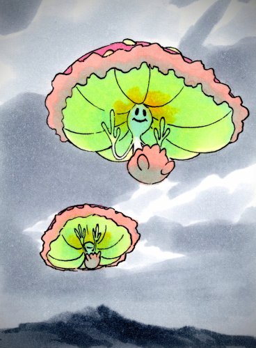 「09 - spores」|mattのイラスト