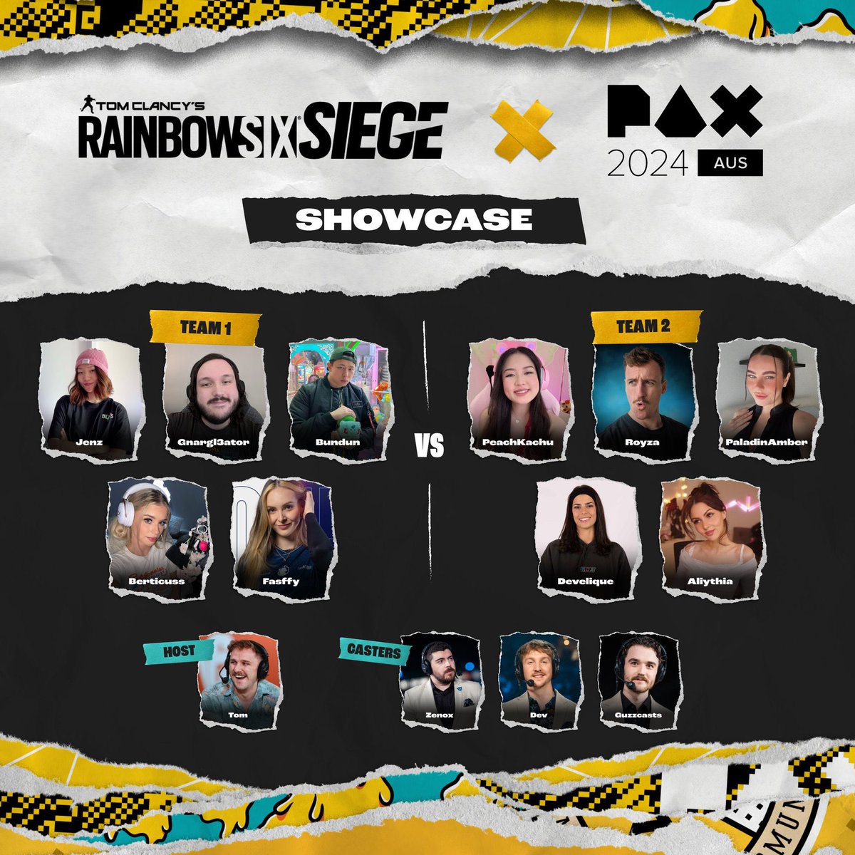 Dev (@develiquee) on Twitter photo I'm playing in the #RainbowSixSiege Creator showmatch at the PAX Arena tonight at 6pm AEDT!!
You can also watch it live at twitch.tv/paxarena
<a href="/UbisoftANZ/">Ubisoft ANZ</a> #sponsored I'm playing in the #RainbowSixSiege Creator showmatch at the PAX Arena tonight at 6pm AEDT!!
You can also watch it live at twitch.tv/paxarena
<a href="/UbisoftANZ/">Ubisoft ANZ</a> #sponsored