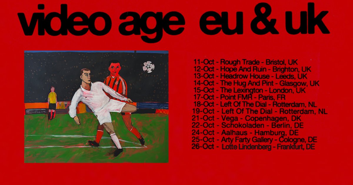 Our first ever UK/EU tour kicks off TONIGHT in Bristol! We're so excited to play a lot of these cities for the first time

Tickets available here: videoageband.com/tour