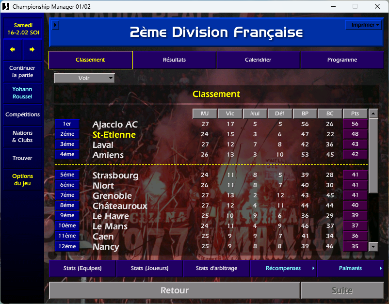 C'est le #MorningBraco ⏰

[S1] <a href="/ASSEofficiel/">AS Saint-Étienne</a> 🇫🇷

Vers une montée en D1, un retour dans l'élite française ? 👀

📺twitch.tv/bracodu88

On parlera évidemment de #FM25 pour ceux qui veulent évidemment 😌

#ASSE #CM0102 #FootballManager