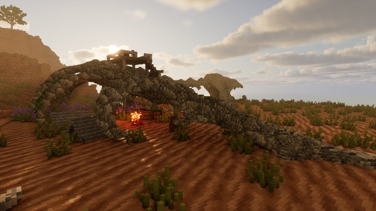 Tooley1998's tweet image. An ancient fossil. Once a window into the past for a bygone civilization. Now serves only as a refuge for unsavory characters.
#gamedev #indiedev #voxelgame #voxelart #voxel #procedural #UnrealEngine