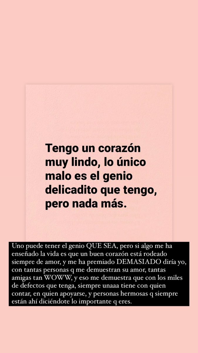 And I thank life for it!!! ♥️♥️♥️♥️♥️ x eso siempre pienso q Dios nunca se cansa de darme todo lo bonito y bueno.