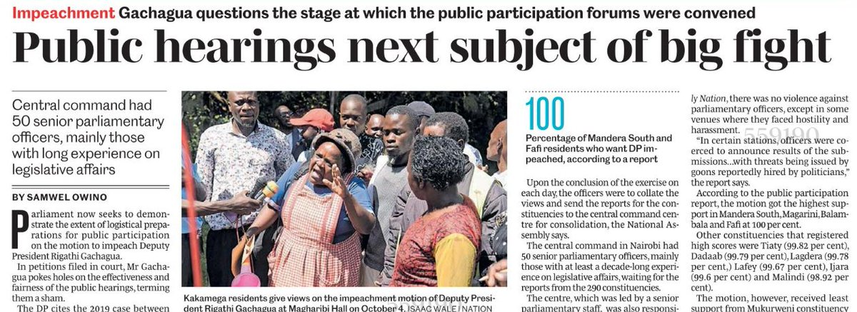 Africa Leadership Institute (AFLI) (@afliug) on Twitter photo #Kenya: Parliament gears up for public participation in the motion to impeach Deputy President Rigathi Gachagua, demonstrating logistical readiness. #KenyaPolitics #GachaguaImpeachment <a href="/NationAfrica/">Daily Nation</a> #Kenya: Parliament gears up for public participation in the motion to impeach Deputy President Rigathi Gachagua, demonstrating logistical readiness. #KenyaPolitics #GachaguaImpeachment <a href="/NationAfrica/">Daily Nation</a>