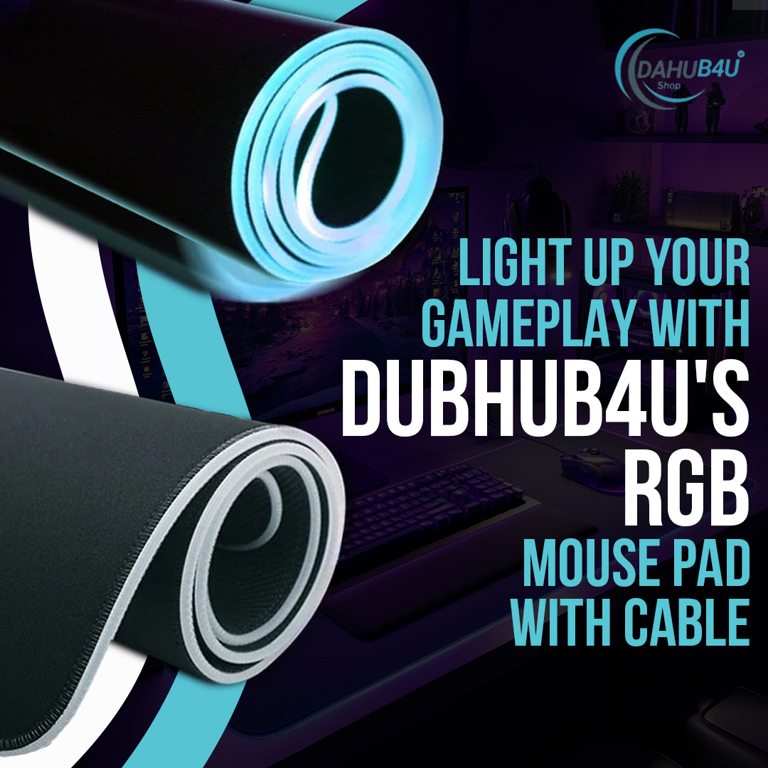 DavidHoblitt's tweet image. Take your gaming experience to the next level with DubHub4u's RGB Mouse Pad! This premium pad boasts a smooth, optimized surface for precise mouse control and features
Shop! bityl.co/SKNV

#gaminggear #rgbmousepad #pcgaming #rgb #gaminglife #mousepad #gamingaccessories