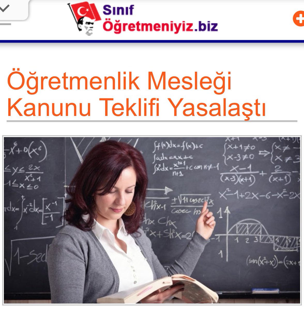 sinifogretmeni's tweet photo. Öğretmenlik Mesleği Kanunu Teklifi Yasalaştı

https://t.co/yTgOsSHoqW https://t.co/axP4XPuqde