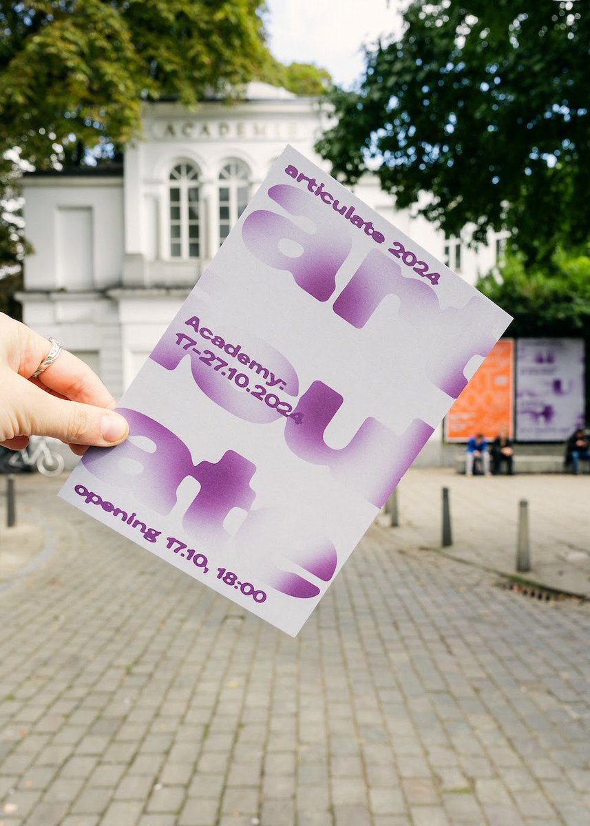 17 - 28 Oct ARTICULATE @ Antwerp Royal Academy featuring <a href="/mutani_io/">MUTANI</a> in The Grid: an interactive #digitalart installation with our work from <a href="/FutureFrontRow/">FutureFrontRow</a>. Link in the comments!