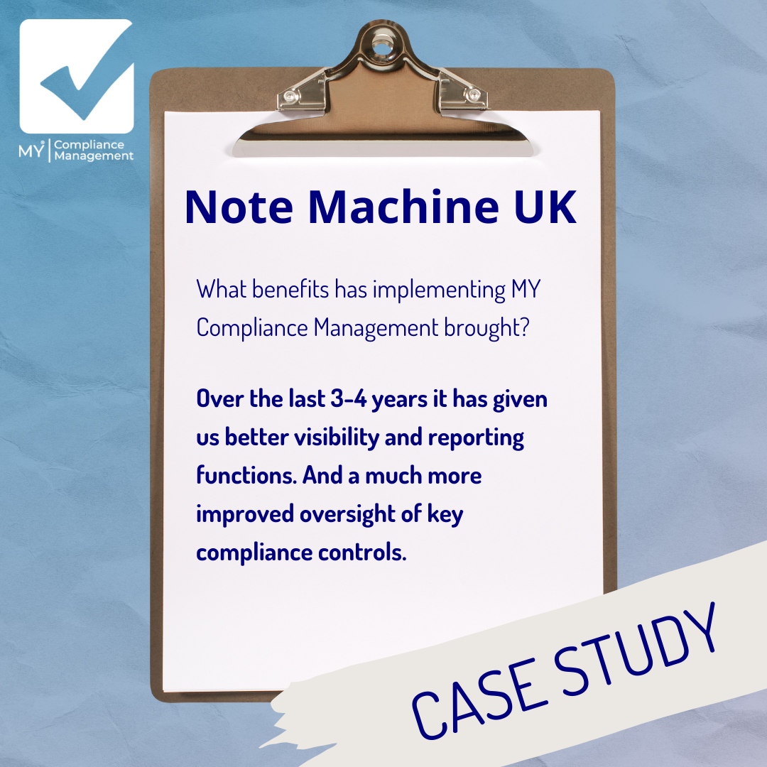 MY_Compliance's tweet photo. Note Machine UK Ltd are supported by MY Compliance with excellent pre-sales experience and an onboarding process, that couldn't have been simpler. 👍

#MYCompliance #Management #DirectRoute #Software #HealthAndSafety #CaseStudy #Functional https://t.co/vTLqDspHqS