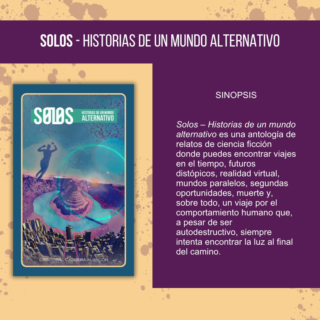Cristobal_C_A's tweet image. Ya puedo contarte de qué trata mi próxima publicación 😊
Aquí tienes la sinopsis, espero que te llame la atención lo suficiente como para animarte a leerlo 😋

#solos_relatos #sinopsis #cienciaficcion #CiFi #viajeseneltiempo #mundosparalelos #distopia #realidadvirtual