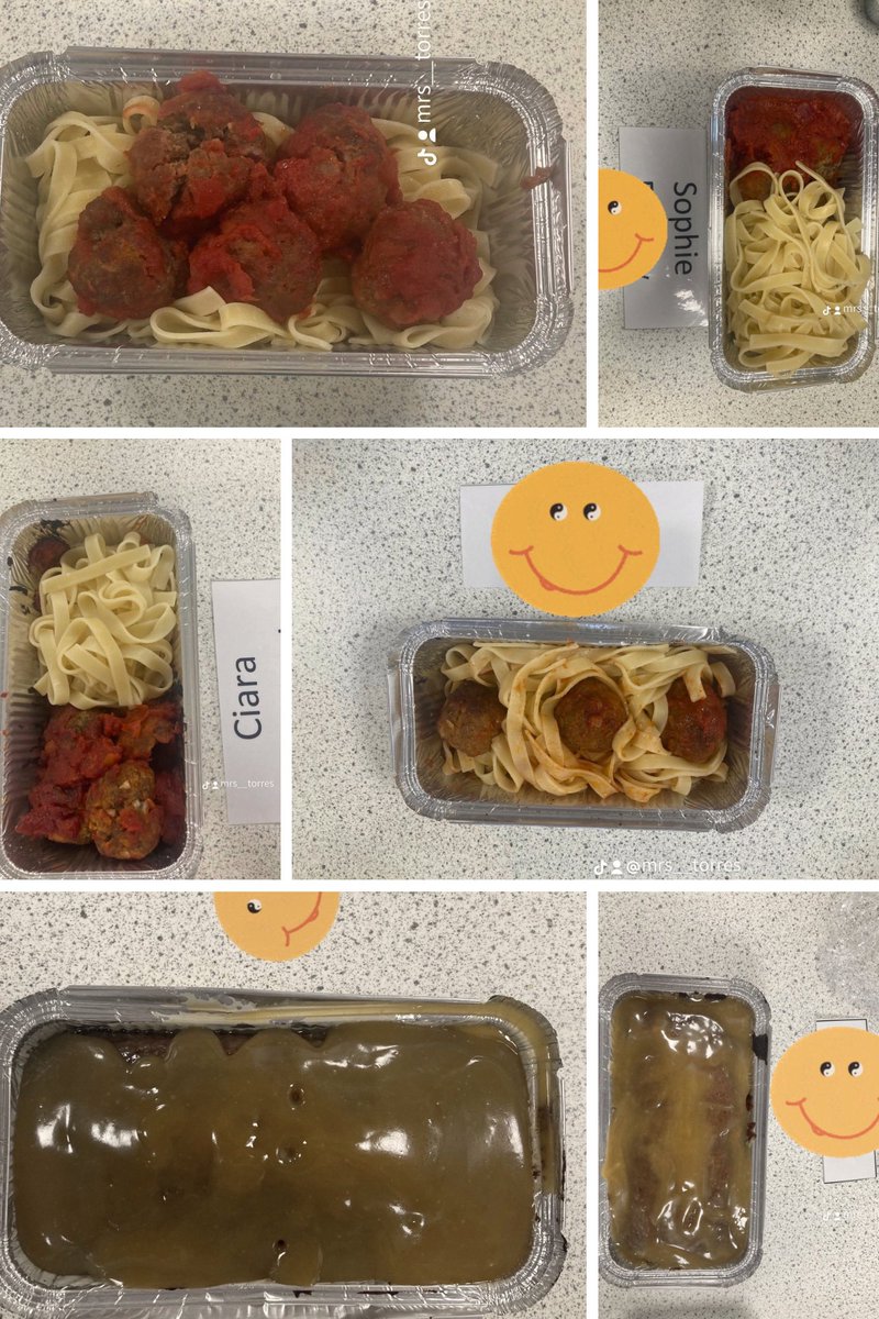 Brilliant work across S3&amp;4 with their Meatballs W/ tagliatelle 🤌🏼and Sticky Toffee Pudding 👌🏼.  Well done! #edutwitter #homeeconomics #skillsforlife <a href="/StonelawTechHE/">Stonelaw Tech & Home Economics</a>