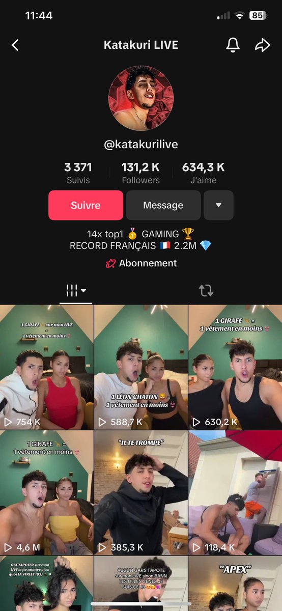 QuaZzGWK's tweet image. [THREAD] un Tiktokeur et sa copine a signaler et boycott absolument 

Katakuri promouvoit des lives minecraft tnt de façon malsaine en utilisant sa copine comme un objet et en étant violant envers elle