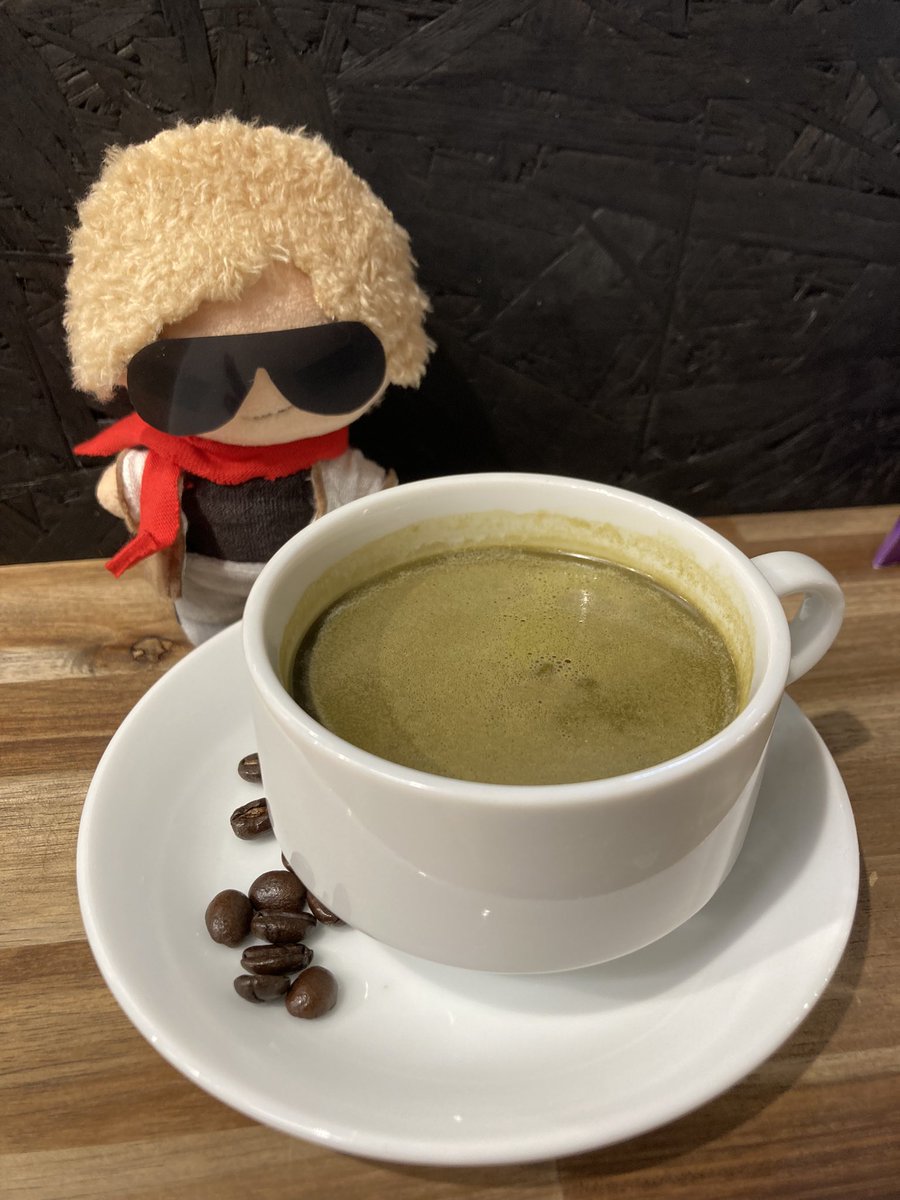 MUJINAn1110's tweet photo. 謎解きの合間の憩いのひととき☕️
#ストグラ街歩きin中野
#smbcafe #もちゃ
#こるぺんしる https://t.co/a5mMv8Lw8V