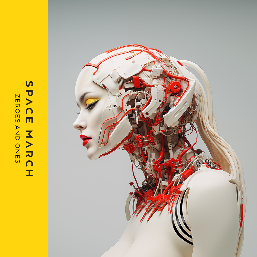 The wait is almost over... the new Space March album “Zeroes and Ones” will be released on October 25 on CD, download and streaming.

“Zeroes and Ones” consists of ten tracks, including the five previous singles, which have been remixed and remastered. Stay tuned...