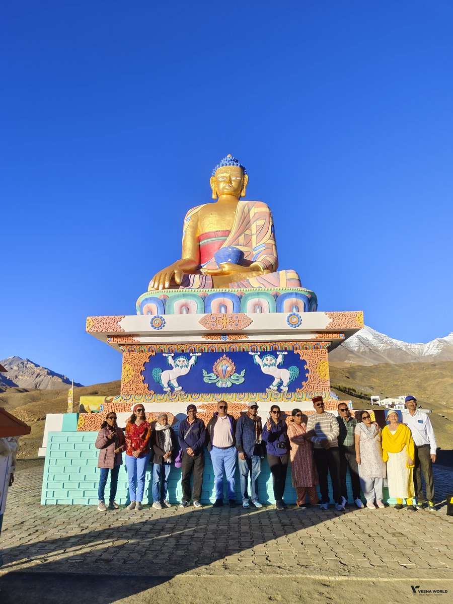 Veena_World's tweet image. Veena World’s Tour Manager Aniket Rakhade has shared these amazing pictures of our guests enjoying their road trip to Lahaul Spiti and Chandrataal! Have you ever been to these destinations before?
#Lahaul #Spiti #Chandrataal
#RoadTrip
#OnTourwithVeenaWorld
#VeenaWorld