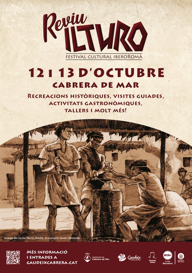 Escola Joan Pelegrí (@joanpelegricat) on Twitter photo 📍Aquest cap de setmana <a href="/BarcinoOriens/">𝐁𝐚𝐫𝐜𝐢𝐧𝐨 𝐎𝐫𝐢𝐞𝐧𝐬</a> ens convida al festival cultural iberoromà #ReviuIlturo a Cabrera de Mar!!! 📍Aquest cap de setmana <a href="/BarcinoOriens/">𝐁𝐚𝐫𝐜𝐢𝐧𝐨 𝐎𝐫𝐢𝐞𝐧𝐬</a> ens convida al festival cultural iberoromà #ReviuIlturo a Cabrera de Mar!!!