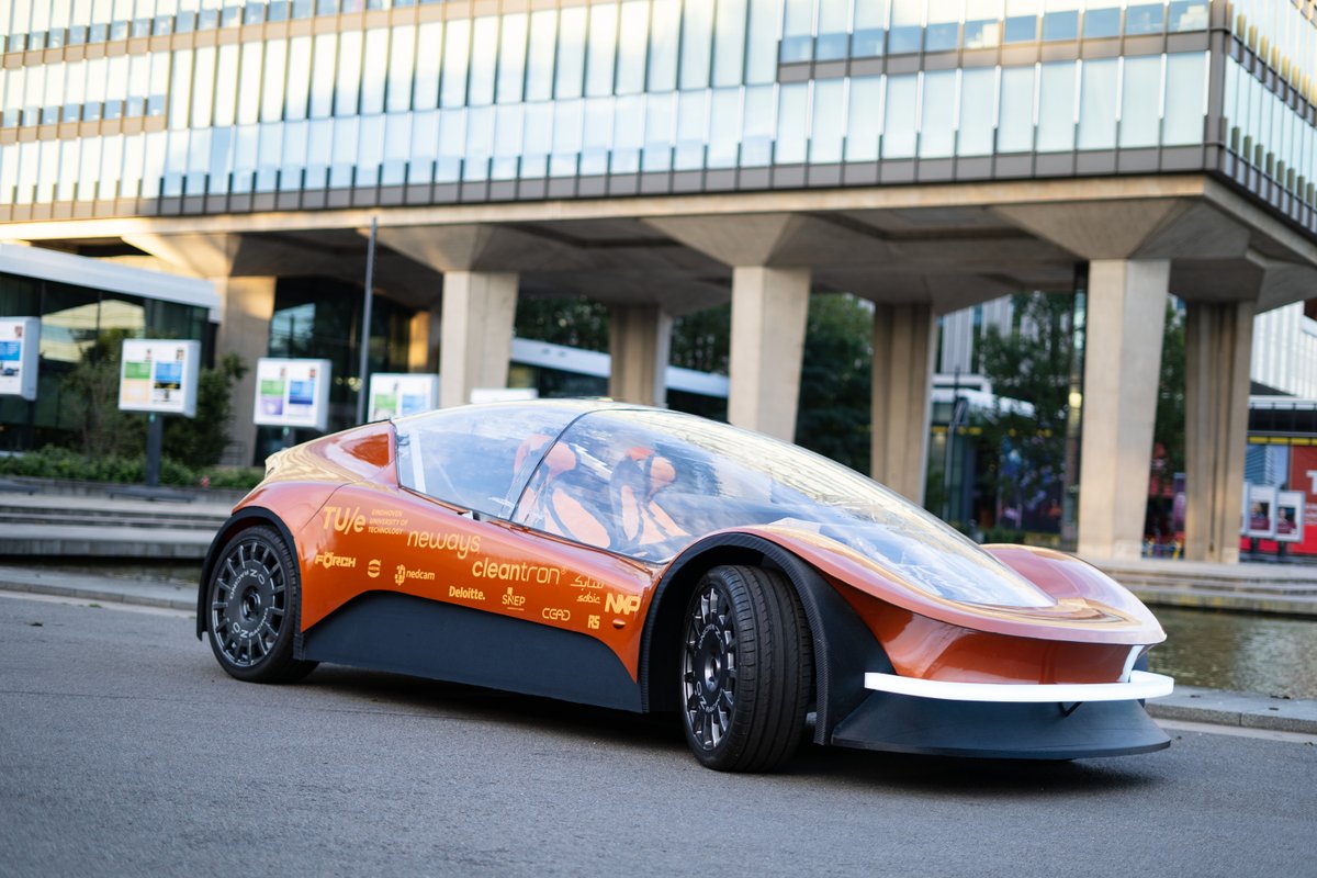 TU Eindhoven (@tueindhoven) on Twitter photo There it is: Phoenix, the new sustainable car from <a href="/TUecomotive/">TU/ecomotive</a> that can reuse 4 times more material in new cars. 🚘♻️
Through smart assembly and the use of mono-material structures, the vehicle can be reused for up to 75% in new cars!
🖊️ Read more: tue.nl/en/news-and-ev… There it is: Phoenix, the new sustainable car from <a href="/TUecomotive/">TU/ecomotive</a> that can reuse 4 times more material in new cars. 🚘♻️
Through smart assembly and the use of mono-material structures, the vehicle can be reused for up to 75% in new cars!
🖊️ Read more: tue.nl/en/news-and-ev…