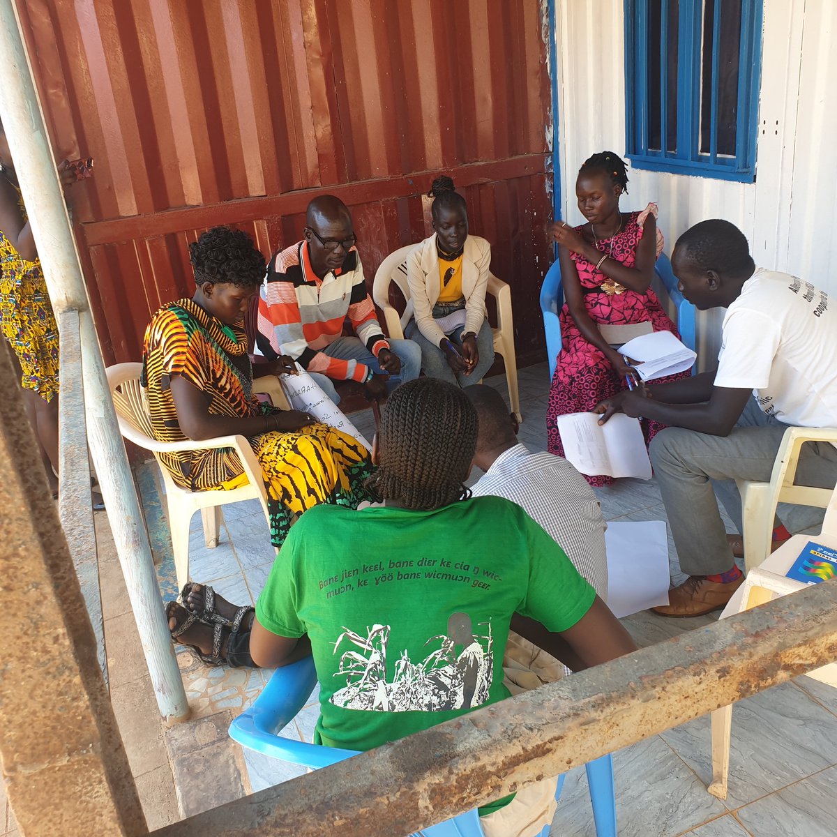 Bidal_Thomas's tweet photo. Pleased to have been part of a three-day hands on workshop for journalists and human rights defenders in Rubkona and Bentiu, Unity State this week focusing on digital security and safe social media use.

#SSOX #training https://t.co/jeEVm2d1xR