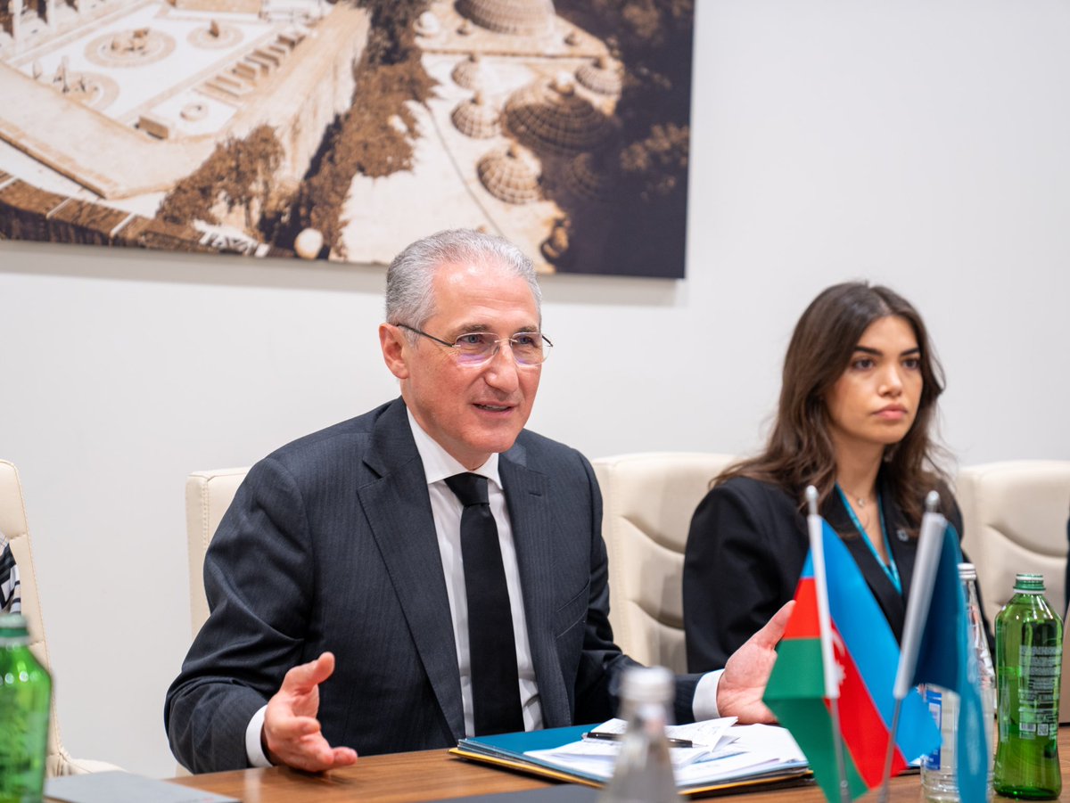 COP29_AZ's tweet image. COP29 President-Designate Mukhtar Babayev met with @OlgaGivernet from France’s Ministry of Energy today. Progress towards green energy and green energy storage are key elements of the COP29 Action Agenda.

#COP29 #COP29Azerbaijan #PreCOP #PreCOP29 #EnhanceAmbition #EnableAction