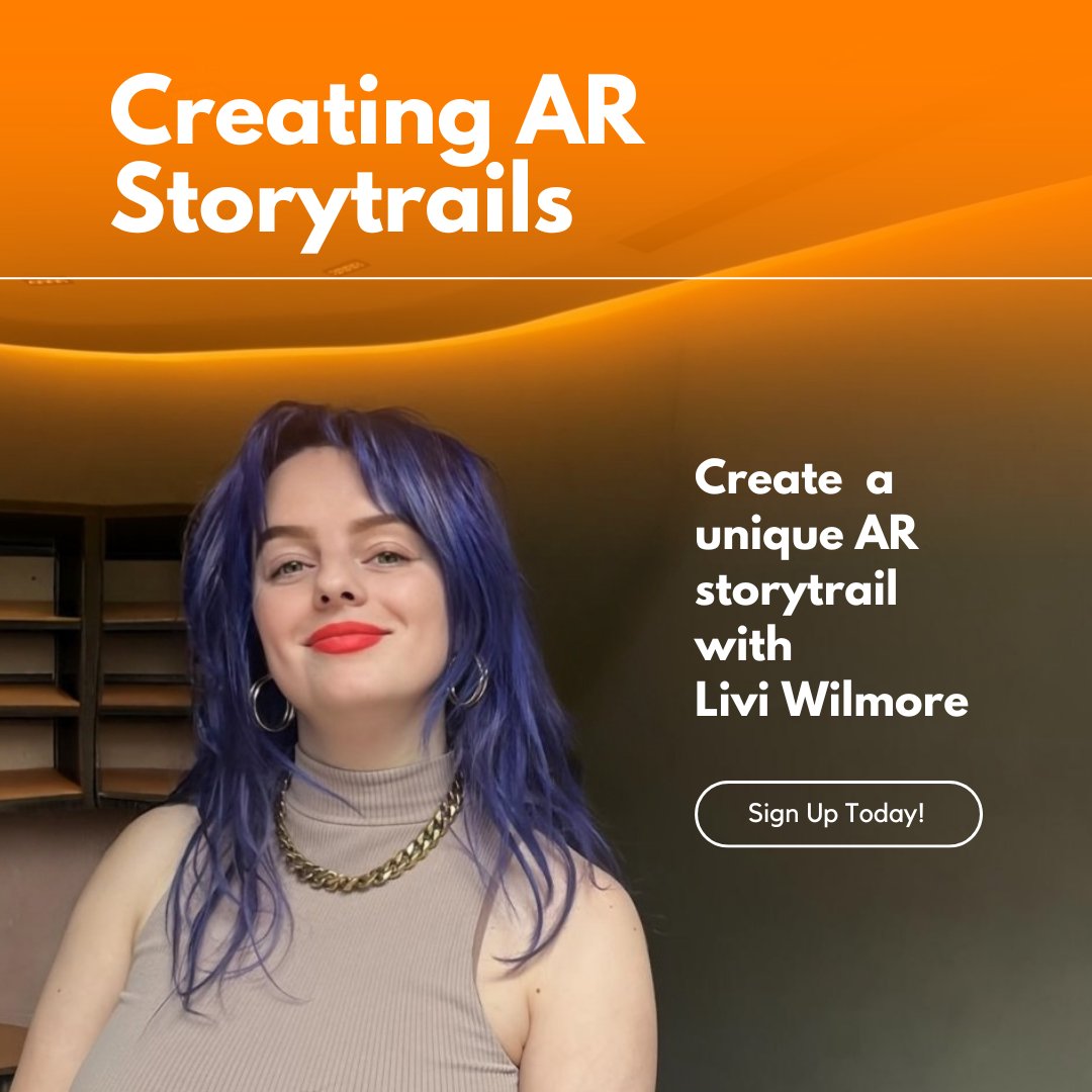 How can you use #AugmentedReality experiences that are both artistic, creative and interact with your real environment on your own phone? 

<a href="/LiviWilmore/">Livi Wilmore</a>  is an expert in bringing lost histories to life. What stories will you bring to life?

Sign up today: wmc.org.uk/en/whats-on/20…