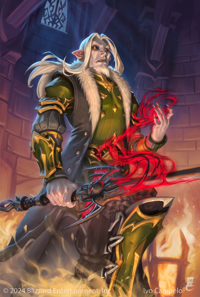 Prince Renathal signature card via @artstationhq 
You can see the thumbnails and color comps at:
artstation.com/artwork/y44Gx9