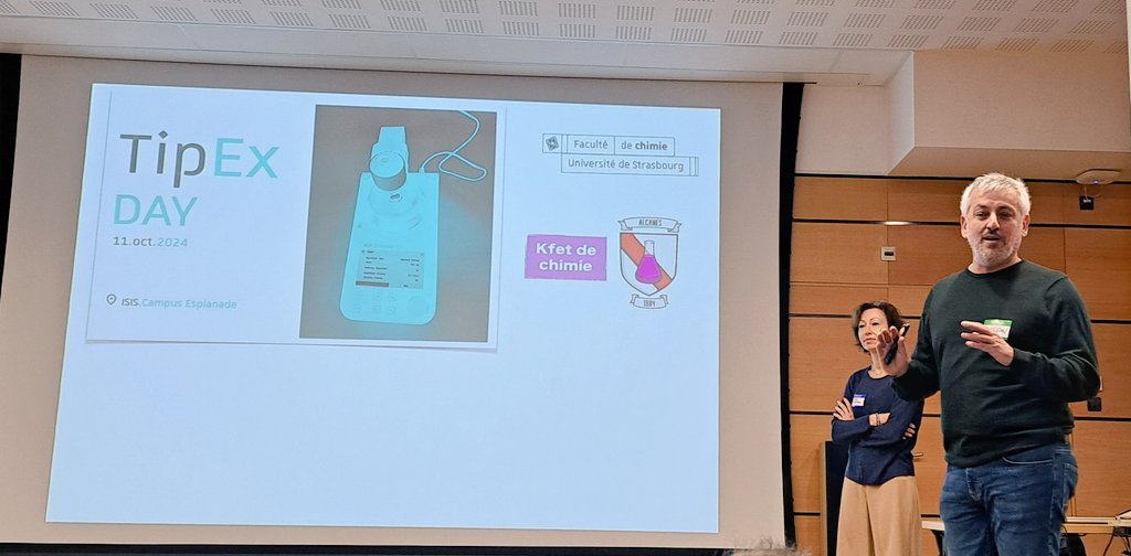 DonnardMorgan's tweet image. Wonderful 1rst session around flow chemistry at the TIPEX day focusing on new technologies at the university of Strasbourg.