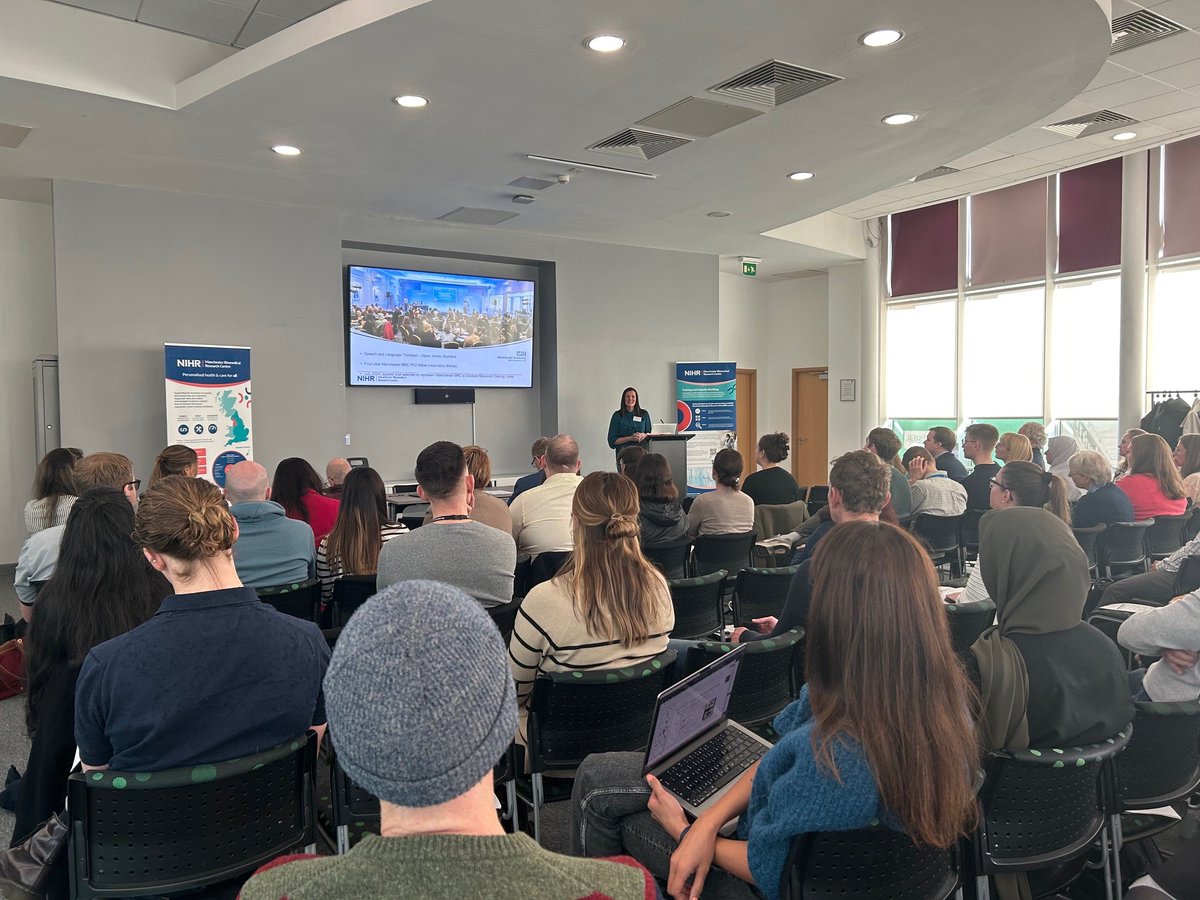 🌟Our PhD Showcase Event is taking place today!

We’re learning more about the cutting edge research being undertaken by inspiring Manchester BRC students.

Thank you to everyone who is attending to hear how we are driving research programmes forward.👏