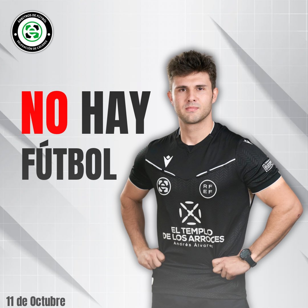 FutbolArbitros's tweet photo. 🌍⚽ Hoy, 11 de octubre, celebramos el Día Internacional del Árbitro.
Sin árbitros, no hay fútbol. Su trabajo es esencial para el juego limpio.

🙌 Respetar, ayudar, disfrutar. Gracias por el esfuerzo y compromiso cada semana. ¡Sin nosotros, no hay fútbol! https://t.co/VfXFvKpFni