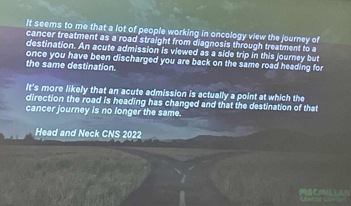 Lynsey Alexander (@alexander_lyns) on Twitter photo A powerful message from the Acute Oncology session when patients in their cancer journey experience unplanned admission #SAMBrighton <a href="/acutemedicine/">SAM Online</a> <a href="/weeSAMScotland/">SAM Scotland</a> A powerful message from the Acute Oncology session when patients in their cancer journey experience unplanned admission #SAMBrighton <a href="/acutemedicine/">SAM Online</a> <a href="/weeSAMScotland/">SAM Scotland</a>