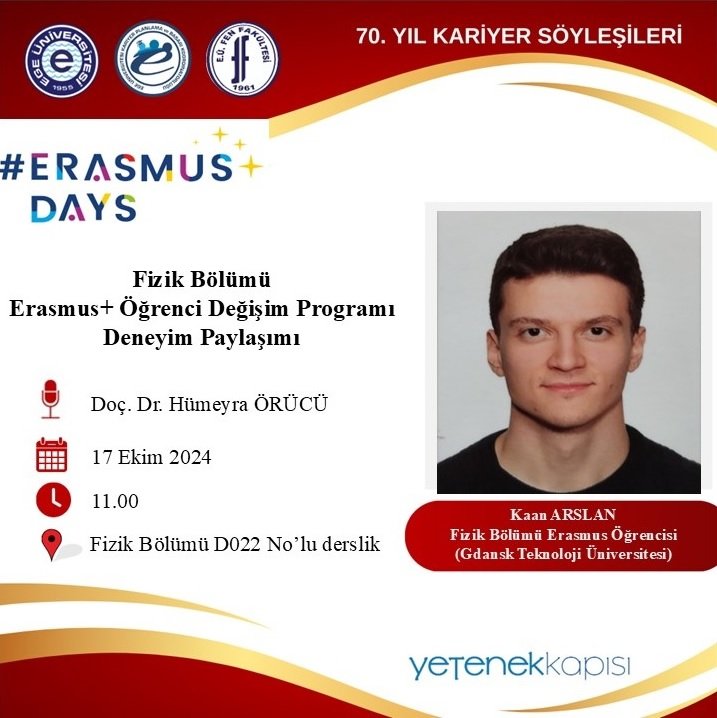 Fizik Bölümü Kariyer Söyleşileri