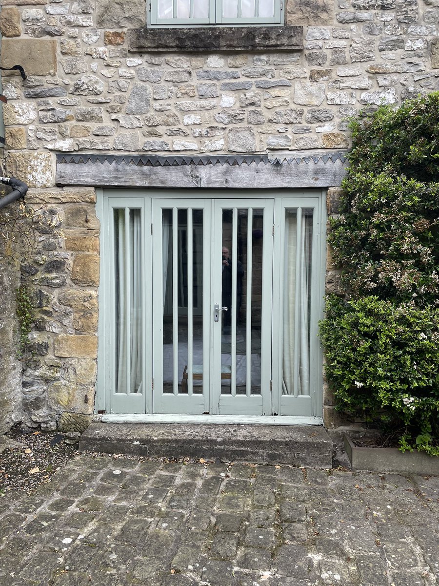 A beautiful transformation in the heart of the Peak District created with a Flush Fit French Door and side panels😍☀️🍃  #transformation #fridayvibes #derby #frenchdoors