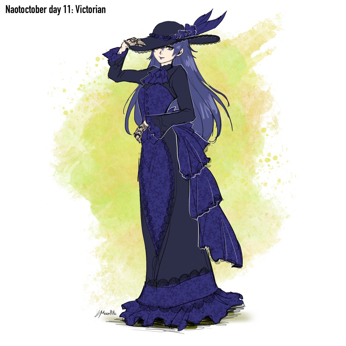 MoonllitaArt's tweet photo. Naotoctober Day 11: Victorian https://t.co/jNHLBCKjmB