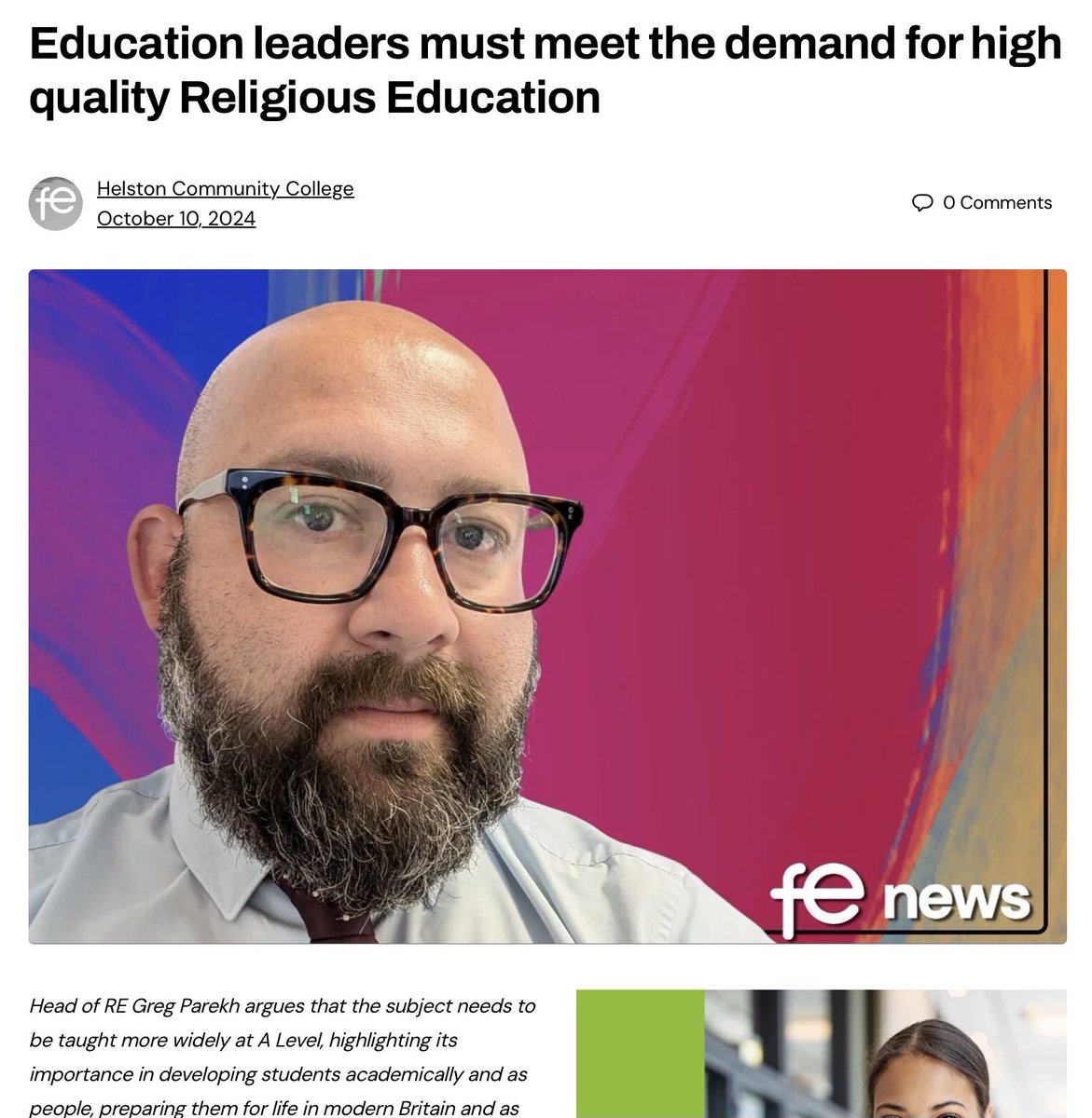 NATREupdate's tweet photo. A great article In the @FEnews about the importance of A Level RS in developing students academically and as people, preparing them for life in modern Britain and as global citizens

https://t.co/VucTJSAoLU https://t.co/jZPGDj172o