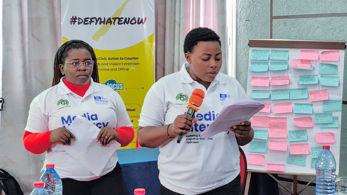 Ngala Desmond (@ngaladesmond) on Twitter photo Just wrapped up an impactful TOT workshop in Douala, hosted by <a href="/civic_watch/">Civic Watch</a> in collabo with #UNESCOMGIEP. We empowered 40 young leaders in #MIL who will mitigate #misinformation & foster peace across #Cameroon Together we can build a more informed and peaceful future
#CivicWatch Just wrapped up an impactful TOT workshop in Douala, hosted by <a href="/civic_watch/">Civic Watch</a> in collabo with #UNESCOMGIEP. We empowered 40 young leaders in #MIL who will mitigate #misinformation & foster peace across #Cameroon Together we can build a more informed and peaceful future
#CivicWatch